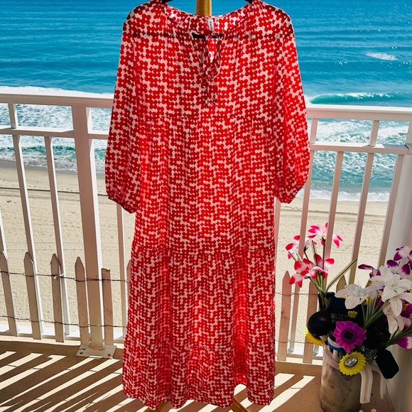 Dokotoo Dresses & Skirts - DOKOTOO Red and White Floral Maxi dress